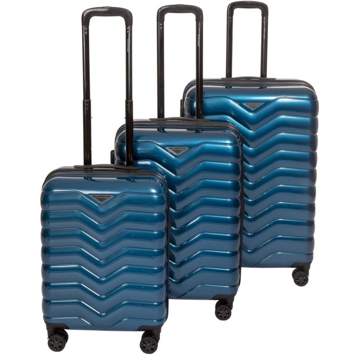 Cavalet Smygehuk Väskset 3st Blå in the group Sport, leisure & Hobby / Travel accessories / Suitcases at TP E-commerce Nordic AB (D28058)