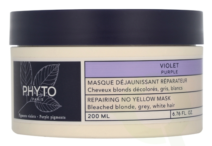 Phyto Phytoviolet Anti-Yellowing Mask 200 ml in the group BEAUTY & HEALTH / Hair & Styling / Hair care / Hair Mask at TP E-commerce Nordic AB (D28098)