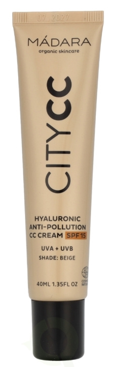 Madara CityCc Hyaluronic Anti-Pollution Cream CC SPF 40 ml 15 Beige in the group BEAUTY & HEALTH / Skin care / Face / Day cream at TP E-commerce Nordic AB (D28131)