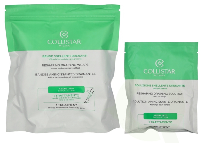 Collistar Reshaping Draining Wraps 200 ml 2x100ml in the group BEAUTY & HEALTH / Skin care / Face at TP E-commerce Nordic AB (D28145)