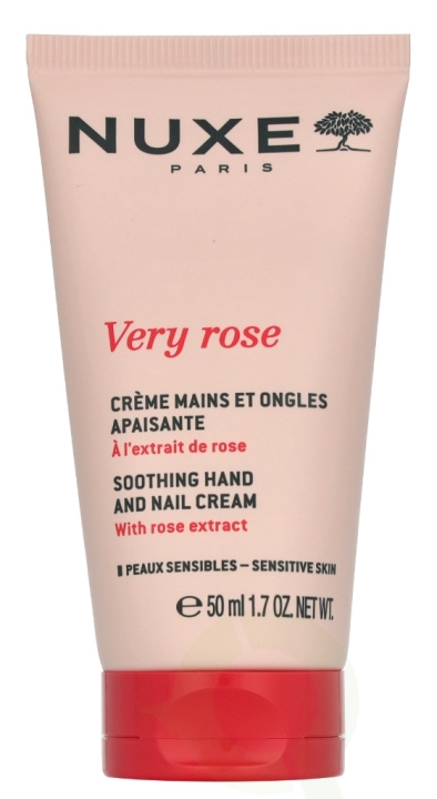 Nuxe Very Rose Hand and Nail Cream 50 ml in the group BEAUTY & HEALTH / Manicure / Pedicure / Hand Creams at TP E-commerce Nordic AB (D28213)