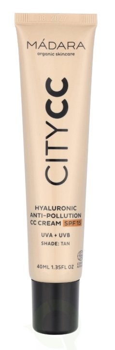 Madara Citycc Anti-Pollution Hyaluronic Cream CC SPF 40 ml 15 Tan in the group BEAUTY & HEALTH / Skin care / Face / Day cream at TP E-commerce Nordic AB (D28277)