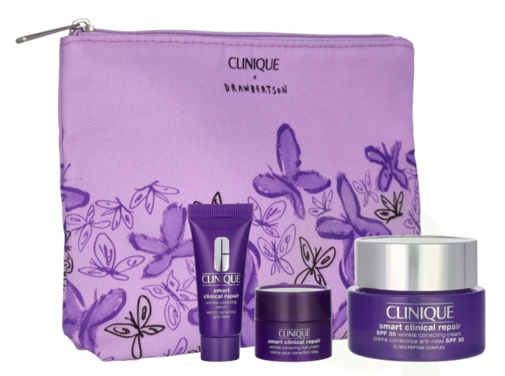 Clinique Smart Clinical Repair Serum Anti-Aging Giftset 65 ml Cream 50 ml/Serum 10 ml/Eye Cream 5 ml in the group BEAUTY & HEALTH / Skin care / Face / Skin serum at TP E-commerce Nordic AB (D28294)