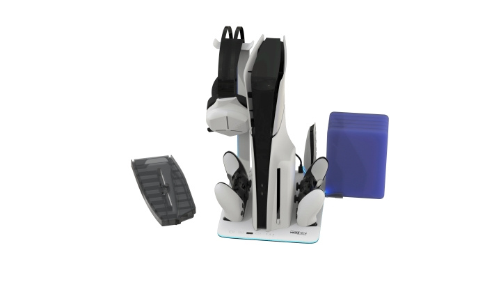Maxx Tech PS5 DLX LED Mult-Functional Stand for all PS5 consoles in the group HOME ELECTRONICS / Game consoles & Accessories / Sony PlayStation 5 at TP E-commerce Nordic AB (D28361)