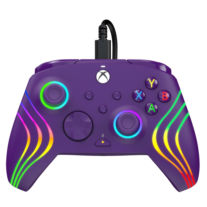 PDP Gaming Afterglow Wave Wired Controller - Purple in the group HOME ELECTRONICS / Game consoles & Accessories / Xbox Series X at TP E-commerce Nordic AB (D28390)