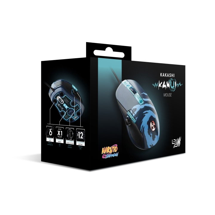 Lexip Kakashi Mouse Design By Tsume - Naruto Shippuden in the group COMPUTERS & PERIPHERALS / GAMING / Mice at TP E-commerce Nordic AB (D28418)