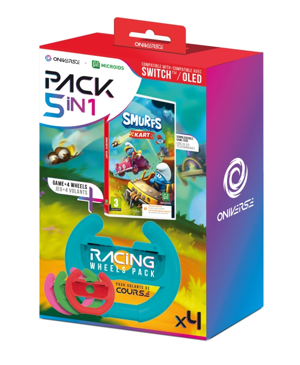 Oniverse 4 wheels + Smurfs Kart (Code in Box) in the group HOME ELECTRONICS / Game consoles & Accessories / Nintendo Switch at TP E-commerce Nordic AB (D28423)