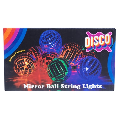 Fizz Creations Disco Ball String Lights - 2 meters in the group HOME ELECTRONICS / Lighting / LED strips at TP E-commerce Nordic AB (D28429)