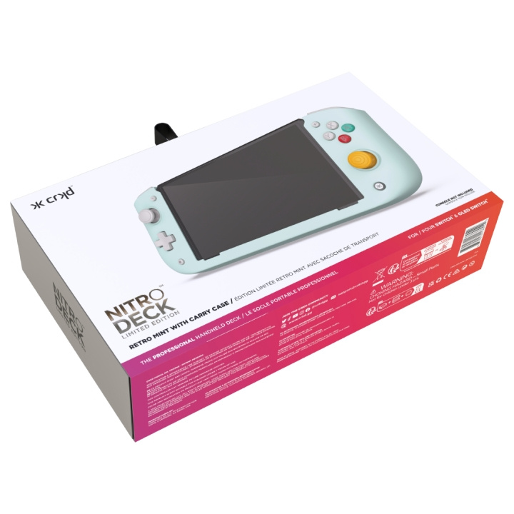 Cracked CRKD Nitro Deck Retro - Mint in the group HOME ELECTRONICS / Game consoles & Accessories / Nintendo Switch at TP E-commerce Nordic AB (D28439)