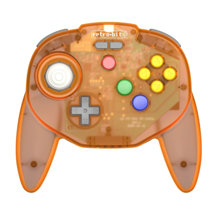 Retro-Bit Tribute 64 2.4G Orange Hawk Ltd Ed in the group HOME ELECTRONICS / Game consoles & Accessories / Nintendo 64 at TP E-commerce Nordic AB (D28450)