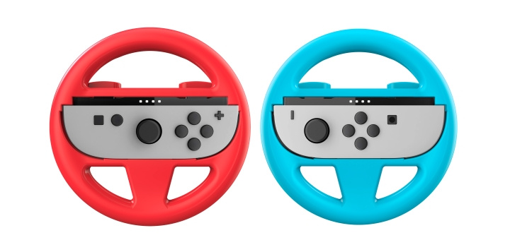 NACON Wheel Duo Pack for Nintendo Switch II – 2 Joy-Con™ Wheels in Red and Blue in the group HOME ELECTRONICS / Game consoles & Accessories / Nintendo Switch 2 at TP E-commerce Nordic AB (D28553)