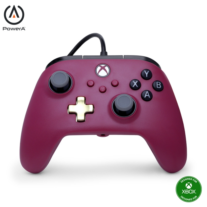 PowerA Advantage Plus Wired Controller - Ruby/ Xbox Series X in the group HOME ELECTRONICS / Game consoles & Accessories / Xbox Series X at TP E-commerce Nordic AB (D28562)