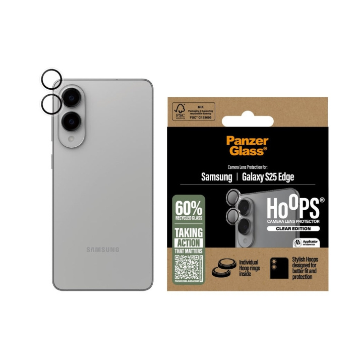 Panzer Glass - Hoops® Transparent Camera Lens Protector Samsung S25 Edge in the group SMARTPHONE & TABLETS / Phone cases / Samsung at TP E-commerce Nordic AB (D28648)