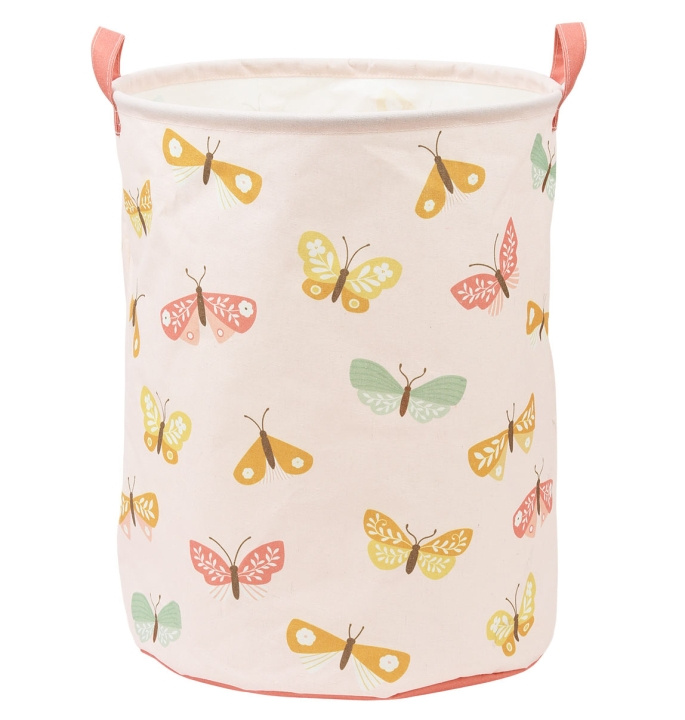 A little lovely company Storage Bag - Butterﬂies - 40 x 50 x 40 cm in the group TOYS, KIDS & BABY PRODUCTS / Children\'s room / Storage at TP E-commerce Nordic AB (D28671)