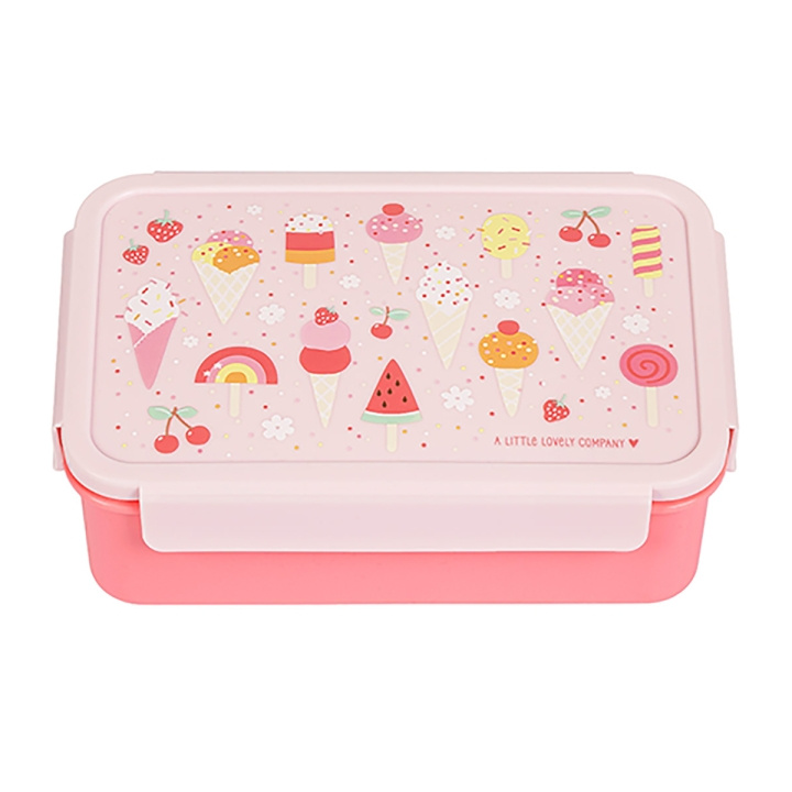 A little lovely company Bento Lunch Box - Icecream - 22 x 7.5 x 14.5 cm in the group TOYS, KIDS & BABY PRODUCTS / Eat & Drink / Children\'s tableware at TP E-commerce Nordic AB (D28680)