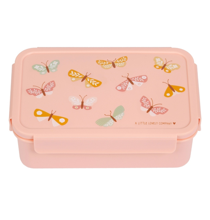 A little lovely company Bento Lunch box - Butterﬂies (BBBUPI67) in the group TOYS, KIDS & BABY PRODUCTS / Eat & Drink / Children\'s tableware at TP E-commerce Nordic AB (D28681)