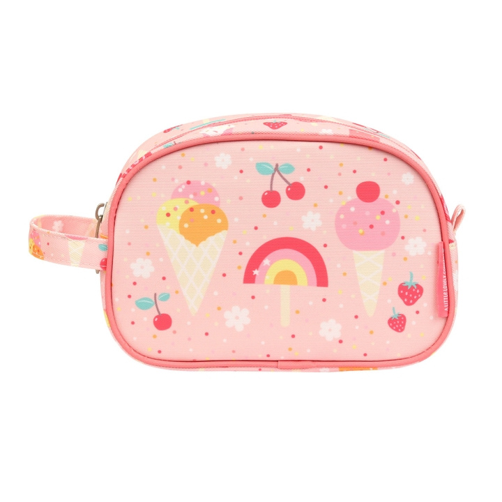 A little lovely company Toilet Bag - Ice Cream - 20.5 x 14 x 9.5 cm in the group HOME, HOUSEHOLD & GARDEN / Bathroom / Toilet bags at TP E-commerce Nordic AB (D28682)