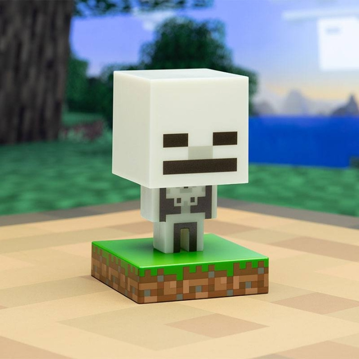 Paladone Minecraft Icon Light Minecraft Skeleton in the group TOYS, KIDS & BABY PRODUCTS / Children\'s room / Baby lamps / Table lamps at TP E-commerce Nordic AB (D28693)