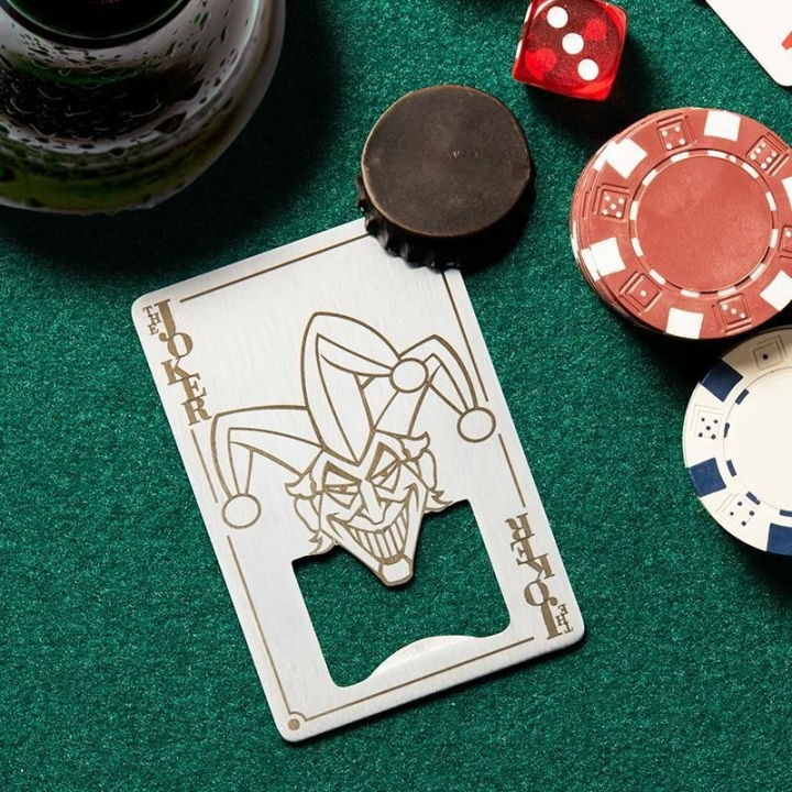 Paladone Joker Playing Card Bottle Opener in the group Sport, leisure & Hobby / Fun stuff / Smart home at TP E-commerce Nordic AB (D28699)