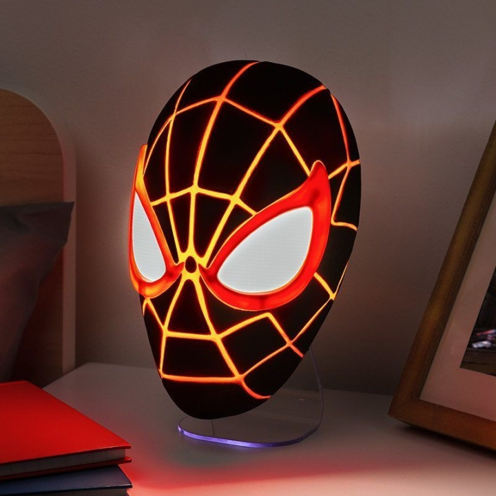 Paladone Miles Morales Mask Light in the group TOYS, KIDS & BABY PRODUCTS / Children\'s room / Baby lamps / Table lamps at TP E-commerce Nordic AB (D28701)