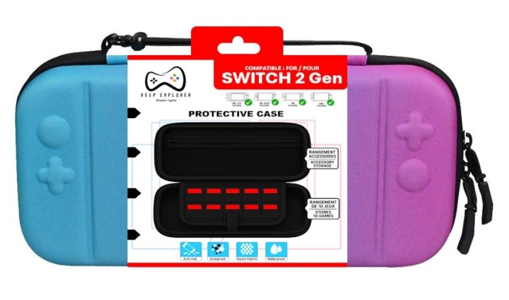 Deep Explorer Protective Case Pink in the group HOME ELECTRONICS / Game consoles & Accessories / Nintendo Switch 2 at TP E-commerce Nordic AB (D28729)
