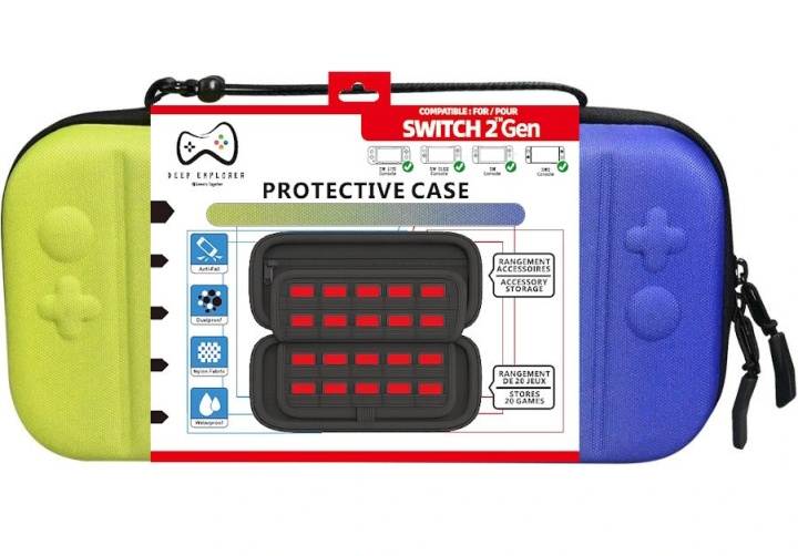 Deep Explorer Protective Case Blue in the group HOME ELECTRONICS / Game consoles & Accessories / Nintendo Switch 2 at TP E-commerce Nordic AB (D28731)