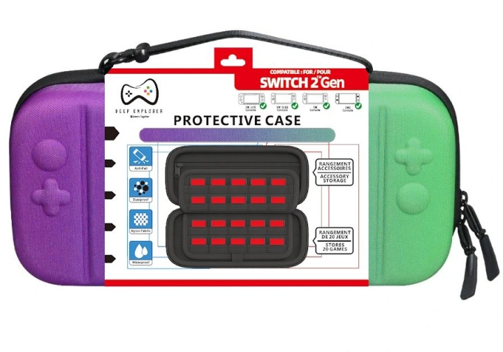 Deep Explorer Protective Case Green in the group HOME ELECTRONICS / Game consoles & Accessories / Nintendo Switch 2 at TP E-commerce Nordic AB (D28732)