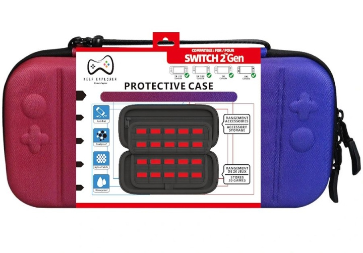Deep Explorer Protective Case Blue in the group HOME ELECTRONICS / Game consoles & Accessories / Nintendo Switch 2 at TP E-commerce Nordic AB (D28733)