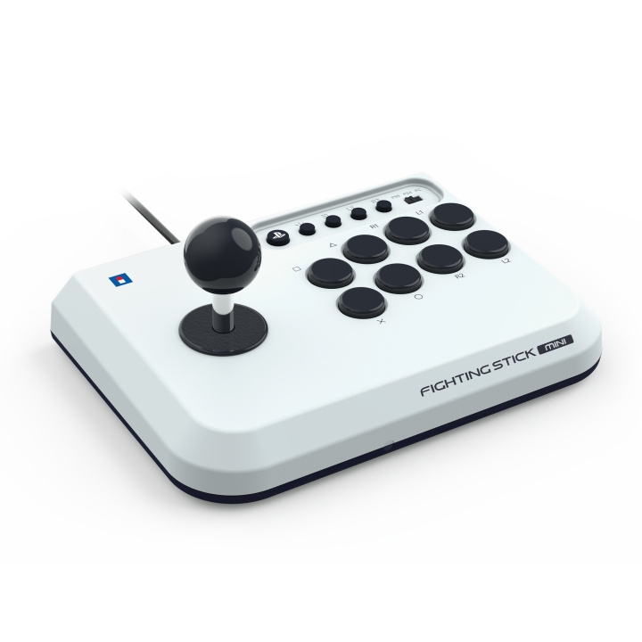 Hori Fighting Stick Mini for PlayStation®5 - White - 8 inches by 6 inches in the group HOME ELECTRONICS / Game consoles & Accessories / Sony PlayStation 5 at TP E-commerce Nordic AB (D28735)