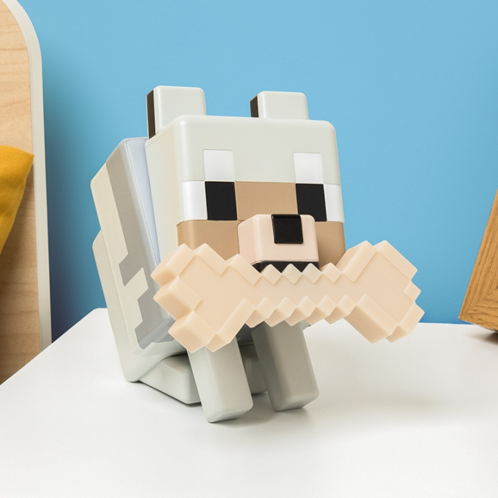 Paladone Minecraft Wolf Light in the group TOYS, KIDS & BABY PRODUCTS / Children\'s room / Baby lamps / Table lamps at TP E-commerce Nordic AB (D28743)