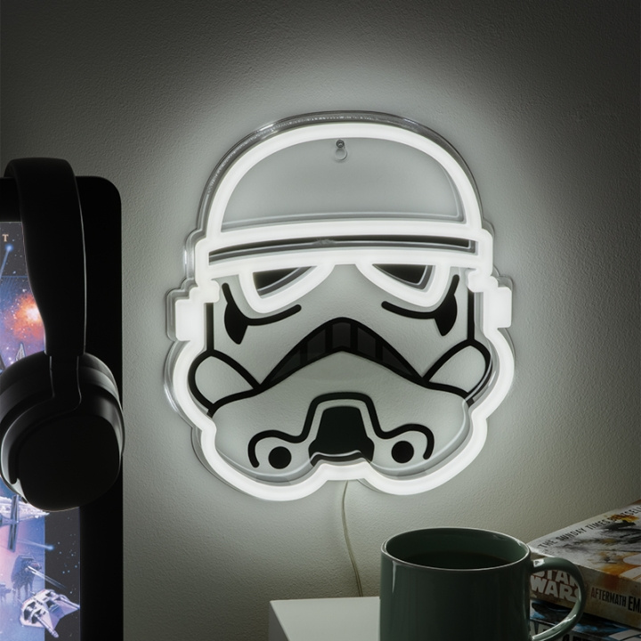 Paladone Stormtrooper Wall Mountable LED Neon Light in the group HOME, HOUSEHOLD & GARDEN / Smart home / Smart Lights at TP E-commerce Nordic AB (D28758)