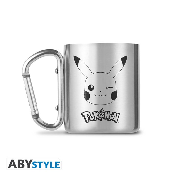 Abysse Pokemon Mug Carabiner - Pikachu - 235ml in the group Sport, leisure & Hobby / Fun stuff / Cups at TP E-commerce Nordic AB (D28771)
