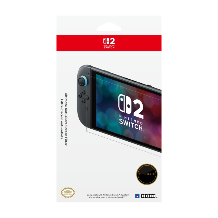 Hori Ultimate Anti-Glare Screen Filter - Transparent in the group HOME ELECTRONICS / Game consoles & Accessories / Nintendo Switch 2 at TP E-commerce Nordic AB (D28774)
