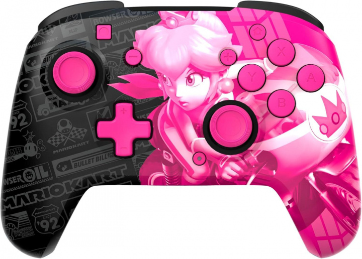 PDP Gaming Rematch Wireless Controller Grand Prix Peach Licensed Switch in the group HOME ELECTRONICS / Game consoles & Accessories / Nintendo Switch at TP E-commerce Nordic AB (D28803)