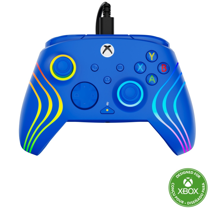 Turtle Beach Afterglow Wave Wired Controller - Blue in the group HOME ELECTRONICS / Game consoles & Accessories / Xbox Series X at TP E-commerce Nordic AB (D28806)