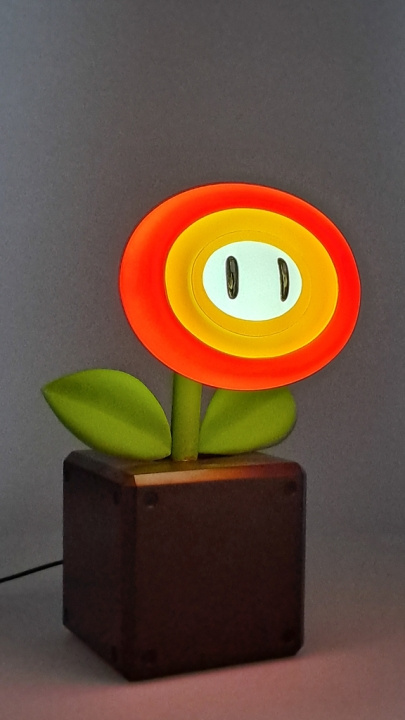 Paladone Fire Flower Lamp in the group TOYS, KIDS & BABY PRODUCTS / Children\'s room / Baby lamps / Table lamps at TP E-commerce Nordic AB (D28818)