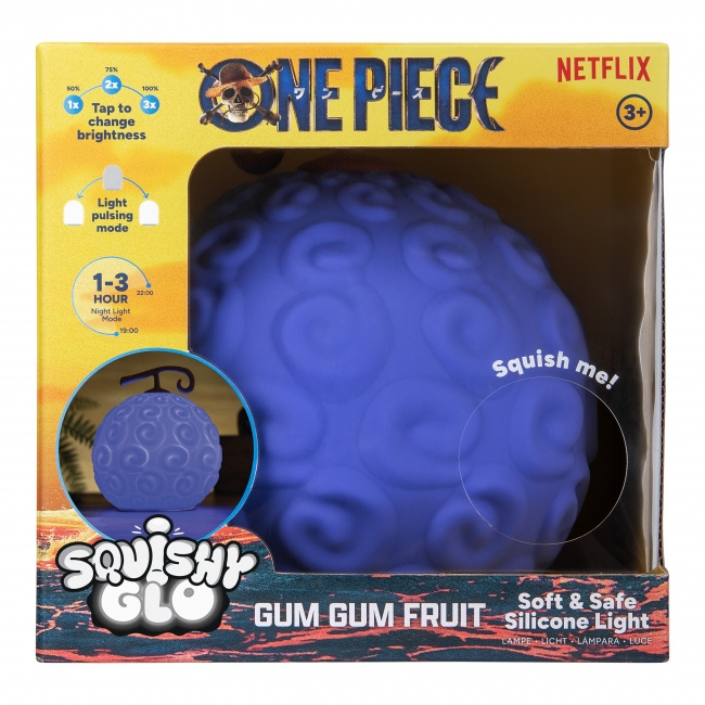 Paladone ONE PIECE - GumGum Fruit SquishyGlo Silicone Light Rechargeabl in the group TOYS, KIDS & BABY PRODUCTS / Children\'s room / Baby lamps / Table lamps at TP E-commerce Nordic AB (D28820)