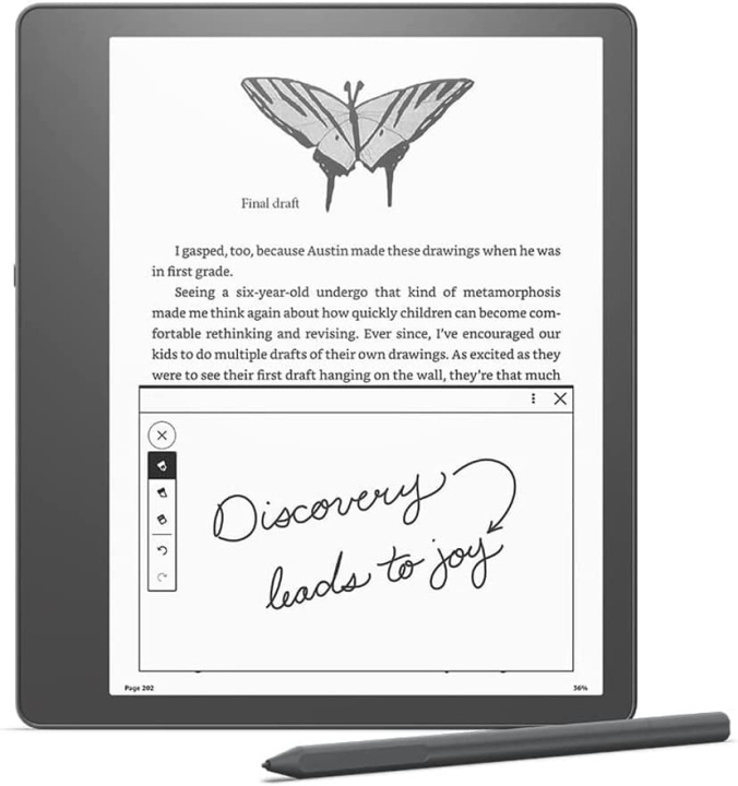 Amazon Kindle Scribe 10,2 16Gb with Basic Pen, Black with ads in the group SMARTPHONE & TABLETS / Reading tablets at TP E-commerce Nordic AB (D28860)