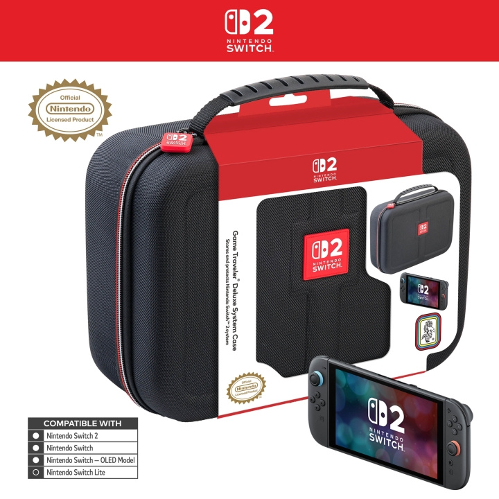 Nintendo Game Traveler: Deluxe System Case - Black in the group HOME ELECTRONICS / Game consoles & Accessories / Nintendo Switch 2 at TP E-commerce Nordic AB (D28861)