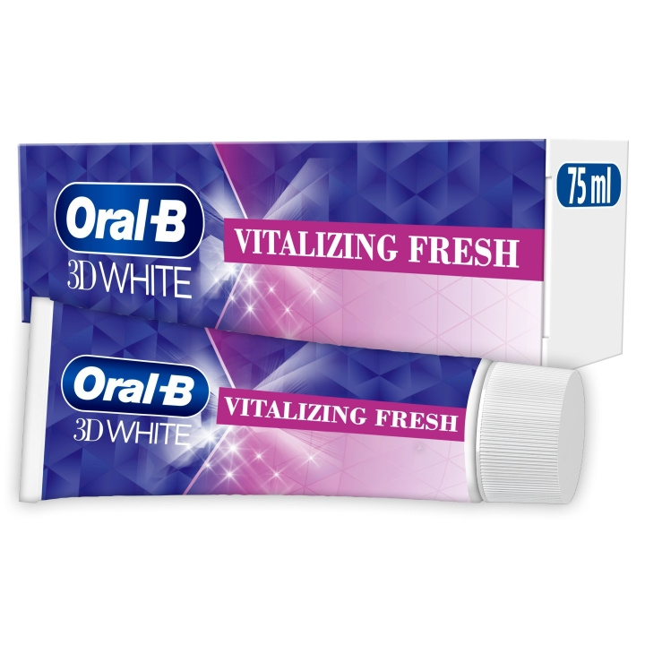 Oral B 3D White Vitalizing Fresh Toothpaste - 75 ml in the group BEAUTY & HEALTH / Oral care / Whitening products at TP E-commerce Nordic AB (D28917)