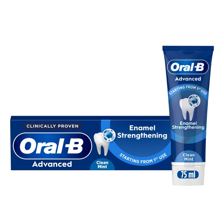 Oral B Advanced Enamel Strengthening Clean Mint Toothpaste - 75 ml in the group BEAUTY & HEALTH / Oral care / Whitening products at TP E-commerce Nordic AB (D28923)