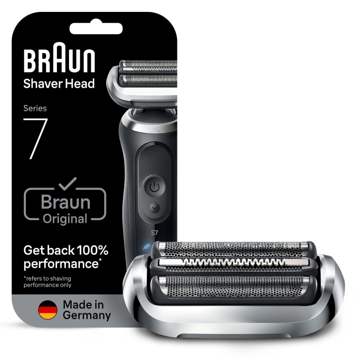Braun Series 7 Electric Shaver - ORIGINAL Replacement Head, 74S - Silver in the group BEAUTY & HEALTH / Hair & Styling / Shaving & Trimming / Shavers at TP E-commerce Nordic AB (D28924)
