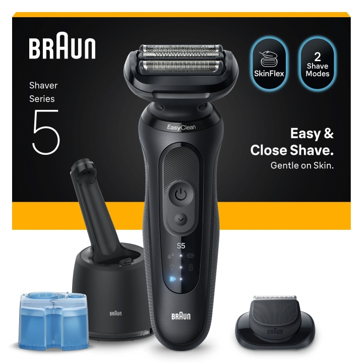 Braun Series 5 Electric Shaver - Black in the group BEAUTY & HEALTH / Hair & Styling / Shaving & Trimming / Shavers at TP E-commerce Nordic AB (D28931)