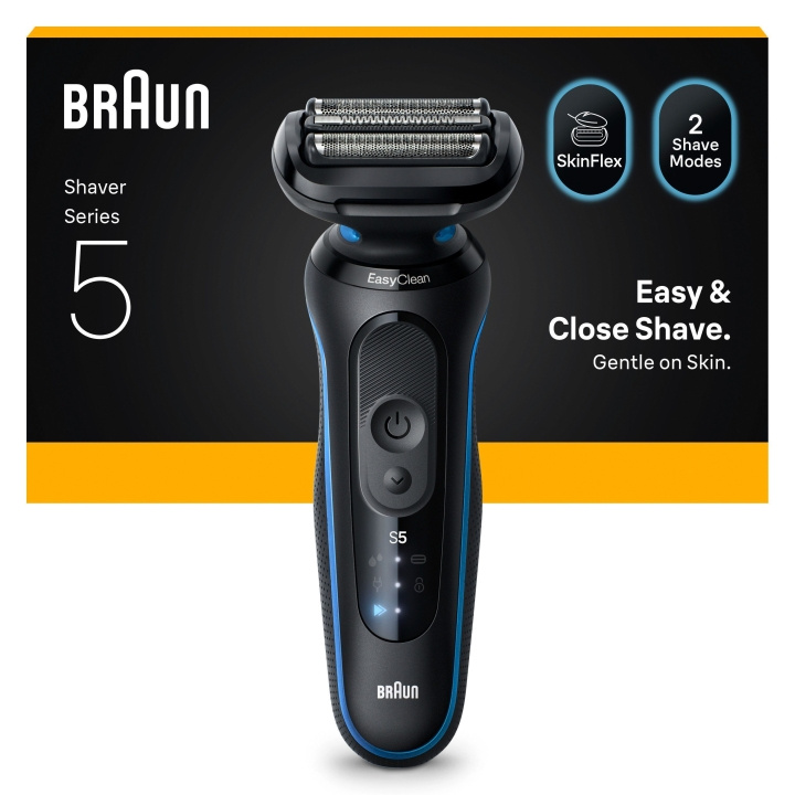 Braun Series 5 Electric Shaver - Blue in the group BEAUTY & HEALTH / Hair & Styling / Shaving & Trimming / Shavers at TP E-commerce Nordic AB (D28939)