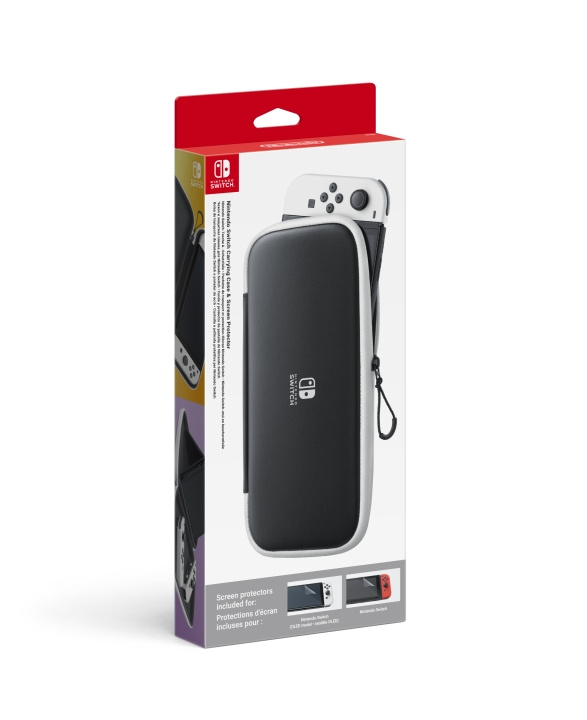 Nintendo Switch OLED Carrying Case Inc Screen Protection in the group HOME ELECTRONICS / Game consoles & Accessories / Nintendo Switch at TP E-commerce Nordic AB (D28956)
