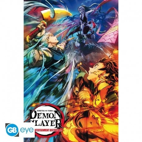 Abysse DEMON SLAYER - Poster Maxi 91.5x61 - Key art 2 in the group Sport, leisure & Hobby / Fun stuff / Collector\'s items at TP E-commerce Nordic AB (D28999)