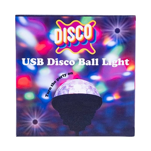 Fizz Creations USB Disco Ball Light - Compact in the group Sport, leisure & Hobby / Fun stuff / Fun stuff at TP E-commerce Nordic AB (D29008)