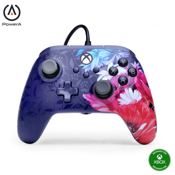 PowerA Advantage Plus Wired Controller - Xbox Series X - S - Night Blossom in the group HOME ELECTRONICS / Game consoles & Accessories / Xbox Series X at TP E-commerce Nordic AB (D29013)