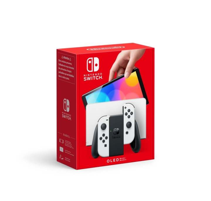 Nintendo Switch OLED Console with Joy-Con Black & White in the group HOME ELECTRONICS / Game consoles & Accessories / Nintendo Switch at TP E-commerce Nordic AB (D29014)