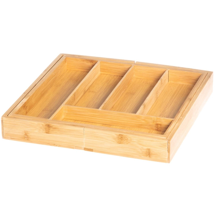 Maku Bestickslåda bambu, Justerbar in the group HOME, HOUSEHOLD & GARDEN / Kitchen utensils / Other kitchen tools at TP E-commerce Nordic AB (D29060)